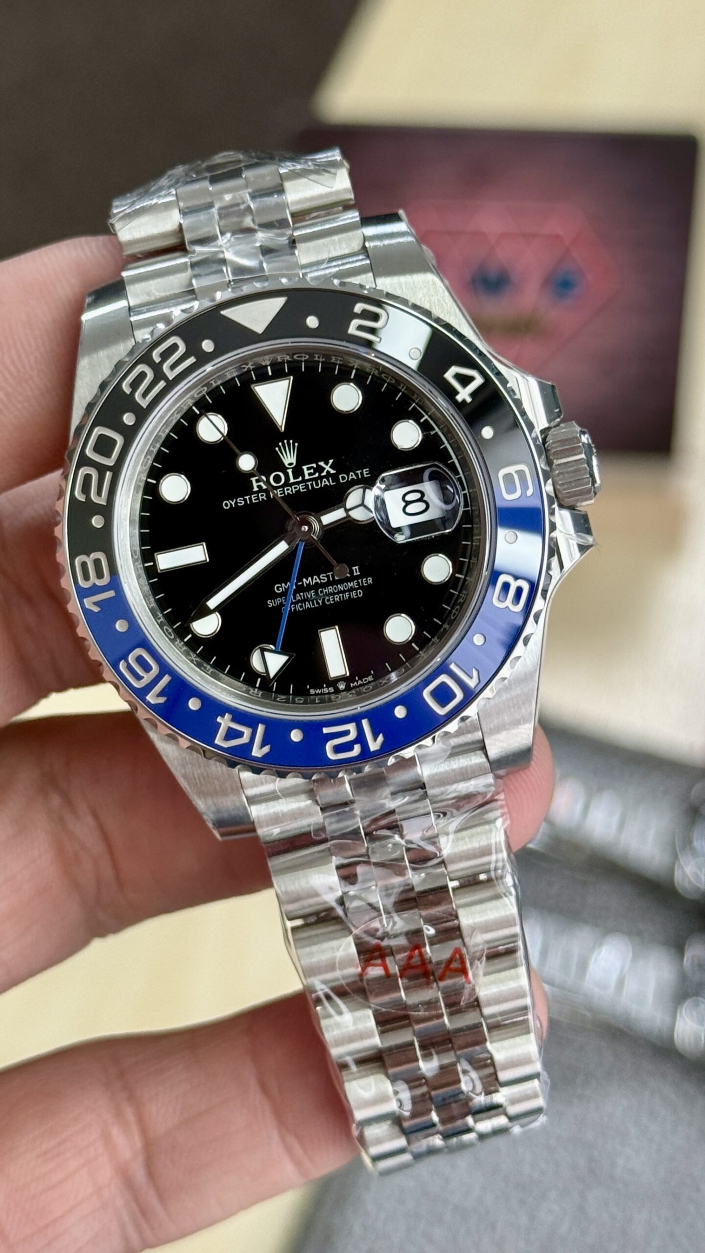 GMT Master II 126710 Batgirl 40mm Jub SS/SS Black Dial VSF DD3285